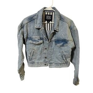 BDG Urban Outfitters Denim Jacket Light Wash Trucker Style Women's Medium